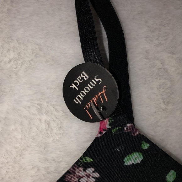 NWT Prima Valentina Intimates Size 36C Floral Smooth Back Push Up Bra Women - Picture 3 of 5